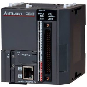 CPU PLC MELSEC-L Mitsubishi Electric Kit 28I/O (18DI/10DO) Ethernet 24Vdc SKU: - L26CPU-SET - L26CPU-SET