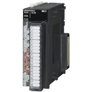 Módulo I/O Analógico Combinado MELSEC-L Mitsubishi L60AD2DA2 2AI/2AO (-10...+10Vdc/0-20mA) com Bornes de Parafuso - L60AD2DA2