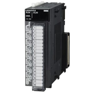 Módulo de Entradas Analógicas MELSEC-L Mitsubishi 8AI (-10...+10Vdc) com Bornes de Parafuso para Trilho DIN - L60ADVL8 - L...