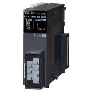 Módulo CC-Link Master/Local MELSEC-L Mitsubishi Electric para 8192 pontos I/O Remotos com Conformal Coating LJ61BT11-C - L...