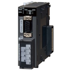 Módulo de Comunicação Serial MELSEC-L Mitsubishi Electric LJ71C24-C RS-232/422/485 com Conformal Coating - LJ71C24-C