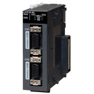 Módulo de Comunicação Serial RS-232 Modbus MELSEC-L Mitsubishi Electric LJ71C24-R2-C com Conformal Coating - LJ71C24-R2-C
