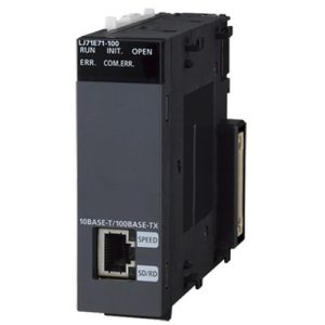 Módulo de Interface Ethernet MELSEC-L Mitsubishi Electric com Porta RJ45 e Comunicação Ethernet LJ71E71-100 - LJ71E71-100