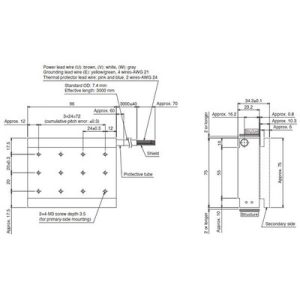 Atuador Linear Elétrico (Bobina) MELSERVO JET LM-AJ Mitsubishi Electric LM-AJP2B-12S-JSS0 2.3A, 4m/s, 117N/369N, 0...+40°C — SKU