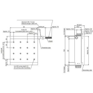 Atuador Linear Elétrico MELSERVO JET LM-AJ Mitsubishi Electric LM-AJP3B-17N-JSS0, Servo Motor (Bobina), 2.3A, 174.5N/550.2N, 2.5m/s,