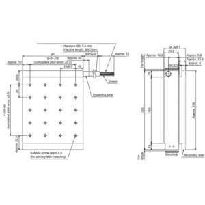Atuador Linear Servo Motor MELSERVO JET LM-AJ Mitsubishi Electric LM-AJP4B-22M-JSS0 2.3A 2m/s 223.4N/704.5N — SKU LM-AJP4B-22M-JSS0