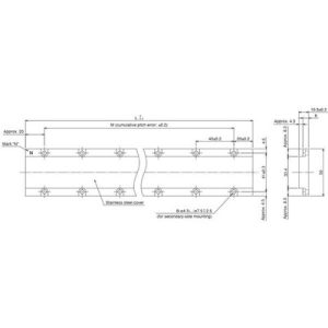 Atuador Linear Magnético MELSERVO J5 Mitsubishi Electric LM-AJS10-400-JSS0 360mm, 0...+40°C — SKU LM-AJS10-400-JSS0 — Equivalent to