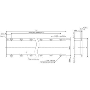 Atuador Linear Servo Mitsubishi MELSERVO J5 LM-AJ 40mm (S40) - LM-AJS20-080-JSS0 (0...+40°C) — SKU LM-AJS20-080-JSS0 — Equivalent to