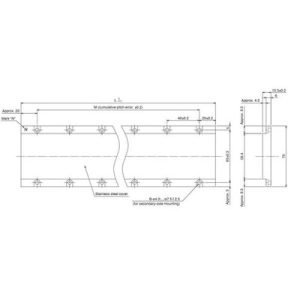 Atuador Linear Magnético MELSERVO J5 Mitsubishi LM-AJS20-400-JSS0, Curso 360mm, 0...+40°C, Núcleo — SKU LM-AJS20-400-JSS0 — Equivalent to