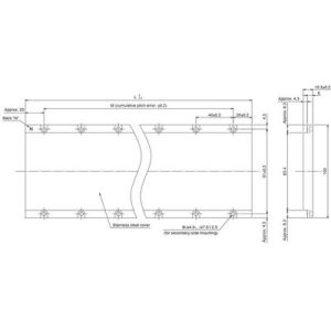 Atuador Linear Magnético MELSERVO J5 Mitsubishi Electric LM-AJS30-400-JSS0, Curso 360mm, 0...+40°C, Core — SKU LM-AJS30-400-JSS0 —