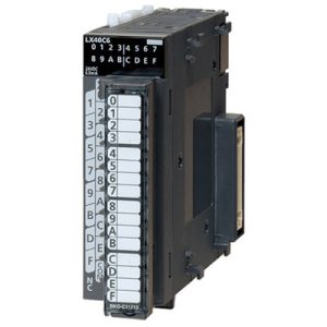 Módulo de Entradas Digitais MELSEC-L Mitsubishi Electric 16DI (24Vdc) com Bornes de Parafuso e Revestimento Conformal LX40...