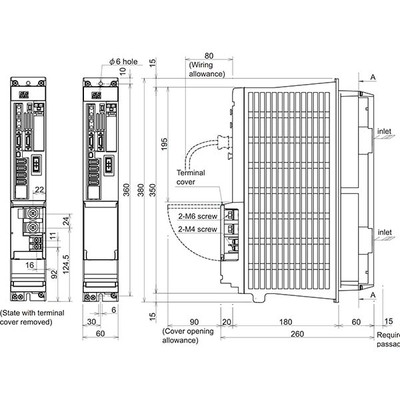 Servo Drive Duplo AC MDS-D2 Mitsubishi Electric MDS-D2-V2-8080 16A 200-230Vac/270-311Vdc IP20 com Freio Dinâmico Servo Drive Duplo AC MDS-D2 Mitsubishi Electric MDS-D2-V2-8080 16A 200-230Vac/270-311Vdc IP20 com Freio Dinâmico - MDS-D2-...