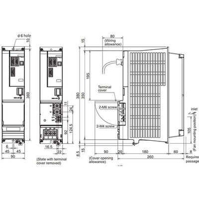 Conversor AC/DC Regenerativo MDS-DH2 Mitsubishi Electric 5.5kW 15A 380-480Vac IP20 MDS-DH2-CV-75 Conversor AC/DC Regenerativo MDS-DH2 Mitsubishi Electric 5.5kW 15A 380-480Vac IP20 MDS-DH2-CV-75 - MDS-DH2-CV-75