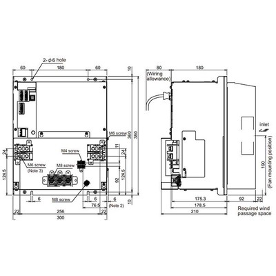 Conversor AC/DC MDS-DH2 Mitsubishi Electric 55kW 150A 380-480Vac IP20 MDS-DH2-CV-750 Conversor AC/DC MDS-DH2 Mitsubishi Electric 55kW 150A 380-480Vac IP20 MDS-DH2-CV-750 - MDS-DH2-CV-750