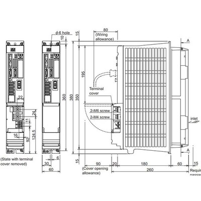 Servo Drive AC Duplo Eixo MDS-DH2 Mitsubishi Electric MDS-DH2-V2-2010 3.9A/2.3A 380-480Vac/513-648Vdc IP20 Servo Drive AC Duplo Eixo MDS-DH2 Mitsubishi Electric MDS-DH2-V2-2010 3.9A/2.3A 380-480Vac/513-648Vdc IP20 - MDS-DH2-V2-2010