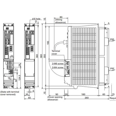 Servo Drive Duplo AC Mitsubishi Electric 7.3A 380-480Vac/513-648Vdc IP20 - MDS-DH2-V2-4040 Servo Drive Duplo AC Mitsubishi Electric 7.3A 380-480Vac/513-648Vdc IP20 - MDS-DH2-V2-4040 - MDS-DH2-V2-4040