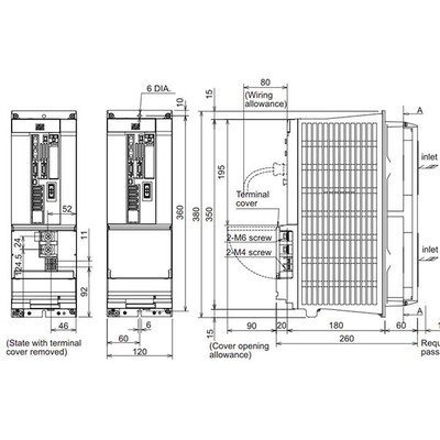 Servo Drive Duplo AC MDS-DH2 Mitsubishi Electric MDS-DH2-V2-8080W 20.1A 380-480Vac/513-648Vdc Freio Dinâmico IP20 Servo Drive Duplo AC MDS-DH2 Mitsubishi Electric MDS-DH2-V2-8080W 20.1A 380-480Vac/513-648Vdc Freio Dinâmico IP20 - MDS-DH...