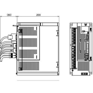Drive Spindle Mitsubishi Electric MDS-DJ-SP-100, 18A, 200-230Vac, 3P, IP20, 0...+55°C - MDS-DJ-SP-100