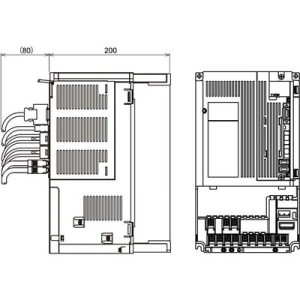 Drive Spindle Mitsubishi Electric , 36A, 200-230Vac, 3P, IP20, 0...+55°C, SKU - MDS-DJ-SP-160 - MDS-DJ-SP-160