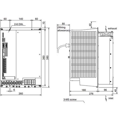 Servo Drive AC Multi-Eixos Mitsubishi MDS-DM2 15.8A/67A 200-230Vac Freio Dinâmico IP20 MDS-DM2-SPV3-20080 Servo Drive AC Multi-Eixos Mitsubishi MDS-DM2 15.8A/67A 200-230Vac Freio Dinâmico IP20 MDS-DM2-SPV3-20080 - Mitsubishi Ele...