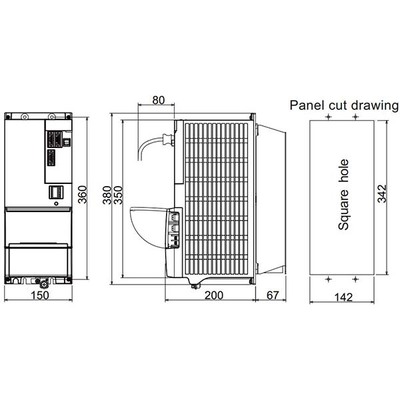 Conversor AC/DC Mitsubishi Electric MDS-E 37kW/198A 200-240Vac/270-324Vdc IP20 MDS-E-CV-450 Conversor AC/DC Mitsubishi Electric MDS-E 37kW/198A 200-240Vac/270-324Vdc IP20 MDS-E-CV-450 - MDS-E-CV-450