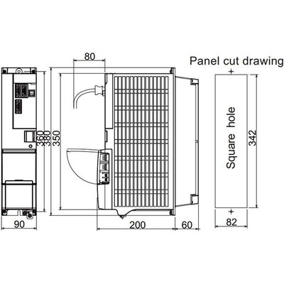 Conversor AC/DC Mitsubishi Electric MDS-EH 15kW 38A 200-240Vac/DC IP20 MDS-EH-CV-185 Conversor AC/DC Mitsubishi Electric MDS-EH 15kW 38A 200-240Vac/DC IP20 MDS-EH-CV-185 - MDS-EH-CV-185