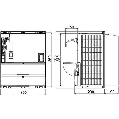 Conversor AC/DC Mitsubishi Electric MDS-EH 45kW 119A 200-240Vac/DC IP20 MDS-EH-CV-550 Conversor AC/DC Mitsubishi Electric MDS-EH 45kW 119A 200-240Vac/DC IP20 MDS-EH-CV-550 - MDS-EH-CV-550