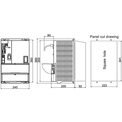 Servo Drive AC Mitsubishi Electric MDS-EH Série 76.8A 380-480Vac IP20 MDS-EH-V1-200 Servo Drive AC Mitsubishi Electric MDS-EH Série 76.8A 380-480Vac IP20 MDS-EH-V1-200 - MDS-EH-V1-200