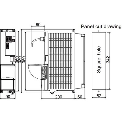 Servo Drive AC Duplo Eixo MDS-EH Mitsubishi 17A 380-480Vac com Freio Dinâmico IP20 MDS-EH-V2-80 Servo Drive AC Duplo Eixo MDS-EH Mitsubishi 17A 380-480Vac com Freio Dinâmico IP20 MDS-EH-V2-80 - Mitsubishi Electric - MD...