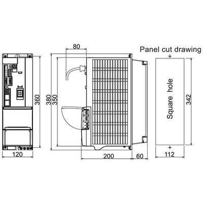 Servo Drive AC Duplo Eixo MDS-EH Mitsubishi Electric MDS-EH-V2-80W 21A 380-480Vac com Freio Dinâmico IP20 Servo Drive AC Duplo Eixo MDS-EH Mitsubishi Electric MDS-EH-V2-80W 21A 380-480Vac com Freio Dinâmico IP20 - MDS-EH-V2-80W