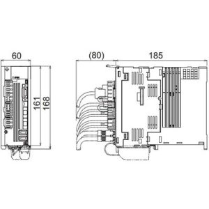 Drive Spindle Mitsubishi Electric MDS-EJ-SP-20 4.5A 200-230Vac 3P IP20 - MDS-EJ-SP-20