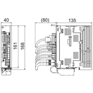 Servo Drive AC MDS-EJ Mitsubishi Electric 10A 200-230Vac Freio Dinâmico IP20 MDS-EJ-V1-10 - MDS-EJ-V1-10
