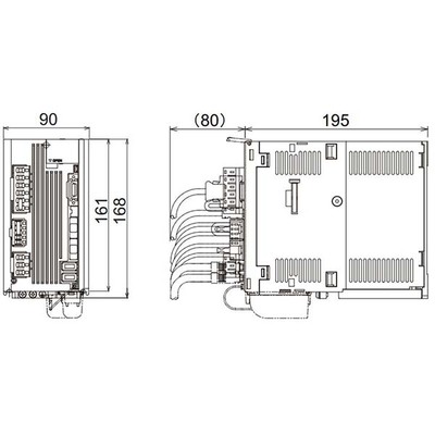 Servo Drive AC Mitsubishi Electric 80A 200-230Vac com Freio Dinâmico IP20 - MDS-EJ-V1-80 Servo Drive AC Mitsubishi Electric 80A 200-230Vac com Freio Dinâmico IP20 - MDS-EJ-V1-80 - MDS-EJ-V1-80