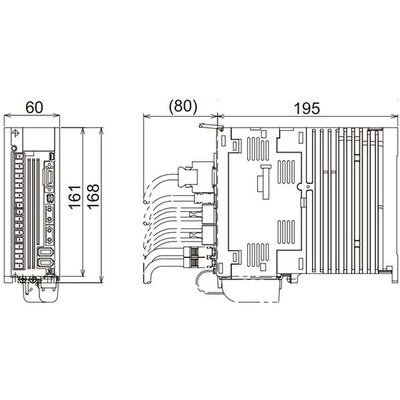 Servo Drive AC Mitsubishi Electric MDS-EJH-V1-10 10A 380-480Vac Freio Dinâmico IP20 0...+55°C Servo Drive AC Mitsubishi Electric MDS-EJH-V1-10 10A 380-480Vac Freio Dinâmico IP20 0...+55°C - MDS-EJH-V1-10