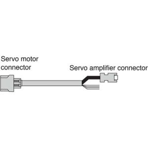 Cabo de Força para Servo Motor Mitsubishi Electric HK-KT 10m Conector/Conector MR-AEP1CBL10M-A2-L - MR-AEP1CBL10M-A2-L