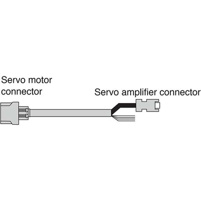 Cabo de Força para Servo Motor Mitsubishi HK-KT 2m Conector/Conector Alta Flexão MR-AEP1CBL2M-A2-H Cabo de Força para Servo Motor Mitsubishi HK-KT 2m Conector/Conector Alta Flexão MR-AEP1CBL2M-A2-H - Mitsubishi Electric -...