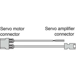 Cabo de Alimentação Duplo para Servo Motor Mitsubishi HK-KT 5m Conector/Conector MR-AEP2CBL5M-A2-H - MR-AEP2CBL5M-A2-H