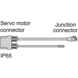 Cabo de Força Duplo para Servo Motor Mitsubishi Electric HK-KT 30cm com Conectores MR-AEP2J10CBL03M1L - MR-AEP2J10CBL03M1L