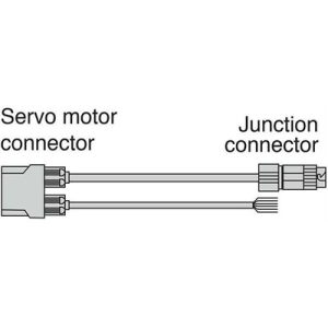 Cabo de Força Duplo para Servo Motor Mitsubishi Electric HK-KT 30cm Conector/Conector MR-AEP2J20CBL03M2L - MR-AEP2J20CBL03M2L