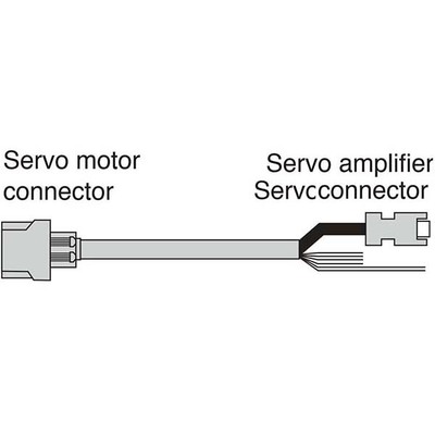 Cabo de Força para Servo Motor Mitsubishi HK-KT 5m com Freio e Alta Flexibilidade MR-AEPB1CBL5M-A1-H Cabo de Força para Servo Motor Mitsubishi HK-KT 5m com Freio e Alta Flexibilidade MR-AEPB1CBL5M-A1-H - Mitsubishi Electric...