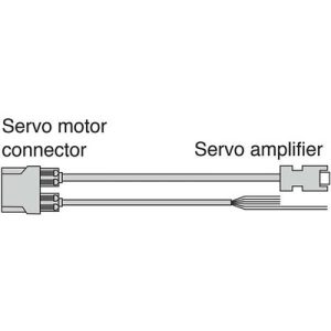 Cabo de Força Duplo para Servo Motor Mitsubishi Electric HK-KT 5m com Freio MR-AEPB2CBL5M-A1-L - MR-AEPB2CBL5M-A1-L