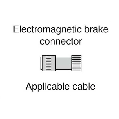 Conector para Freio Eletromagnético Mitsubishi Electric para Séries HK/HG, Rosca, IP67, #16AWG, Conjunto, MR-BKCNS2 Conector para Freio Eletromagnético Mitsubishi Electric para Séries HK/HG, Rosca, IP67, #16AWG, Conjunto, MR-BKCNS2 - MR-B...