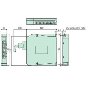 Tampa de Bateria para Série MR-J3 Mitsubishi Electric MR-BTCASE — SKU MR-BTCASE