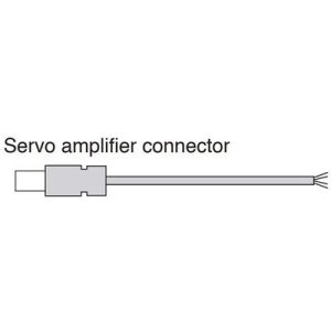 Cabo STO para CN8 Mitsubishi Electric MR-D05UDL3M-B-JP, 3m, conector servo amplificador e pontas soltas - MR-D05UDL3M-B-JP