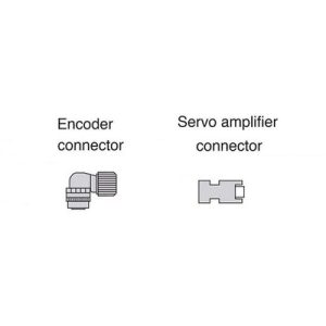 Conjunto Conector Encoder Mitsubishi HG-RR/UR MR-ENCNS2A IP67 #20AWG Angular - MR-ENCNS2A