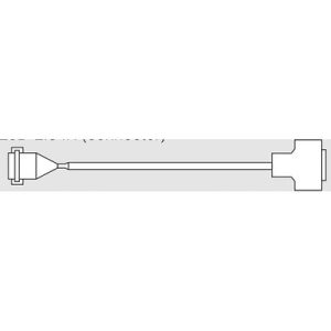Cabo de Conexão Bloco Terminal Mitsubishi Electric 50cm - MR-J2TBL05M - MR-J2TBL05M