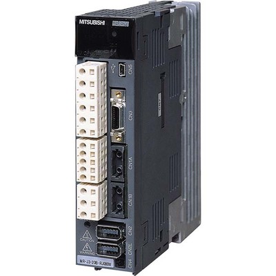 Servoacionamento AC MELSERVO J3 Mitsubishi Electric 400W/0,4kW 2,8A 200-230Vac SSCNET III/H Freio Dinâmico MR-J3-40B-RJ080W — SKU