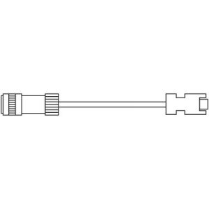 Cabo Servo Feedback Mitsubishi HG-SR/RR/UR/JR 40m Alta Flexão MR-J3ENS4CBL40M-H - MR-J3ENS4CBL40M-H