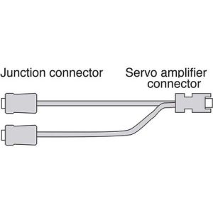 Cabo Servo Feedback Branching Mitsubishi Electric MR-J4THCBL03M 30cm com Conectores - MR-J4THCBL03M