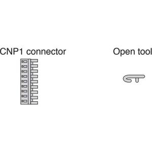 Conector de Alimentação (Tipo Inserção) Mitsubishi Electric MR-JECNP1-01 com Ferramenta - MR-JECNP1-01